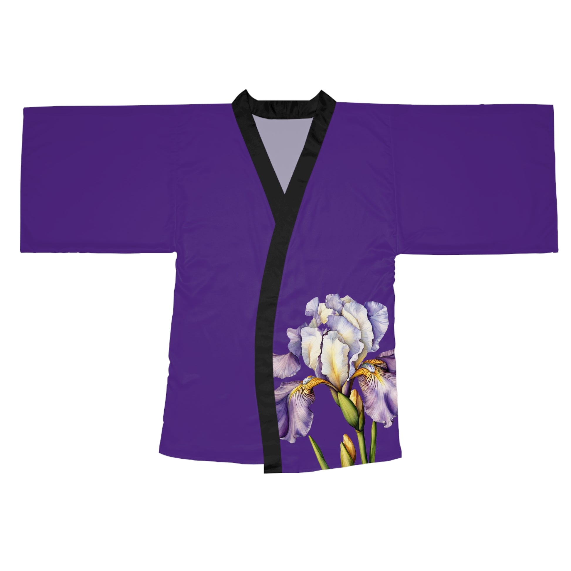 Iris Bliss: Midnight Bloom Kimono