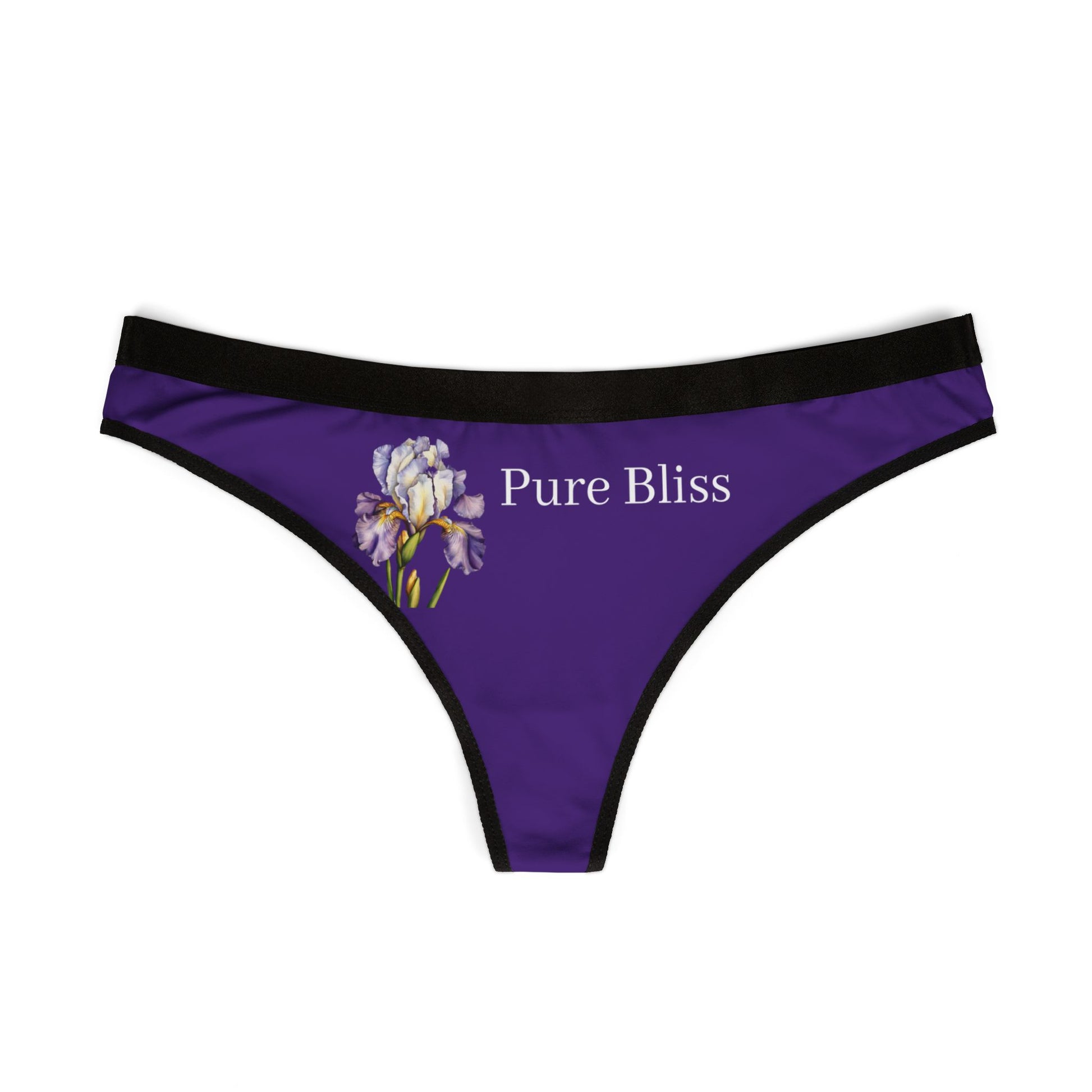 Purple Pleasure Women's Thongs - 'Pure Bliss' Comfort Lingerie