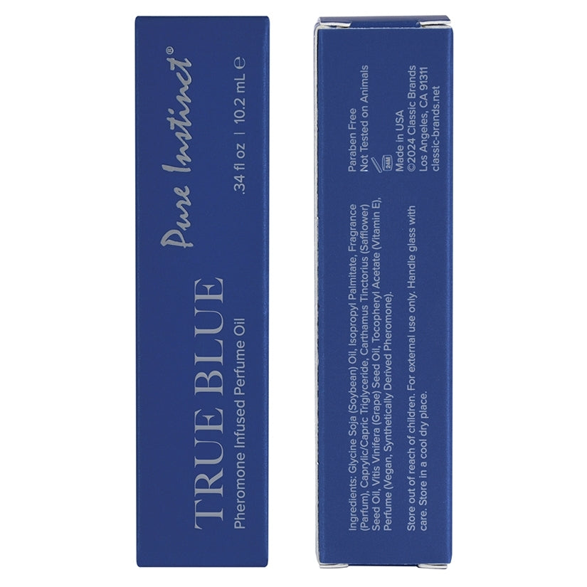 Pure Instinct Pheromone Perfume Oil Roll On-True Blue