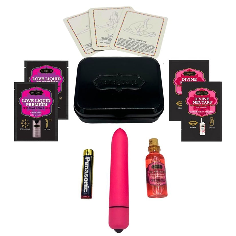 Kama Sutra Vibe Weekender Kit-Strawberry Dreams