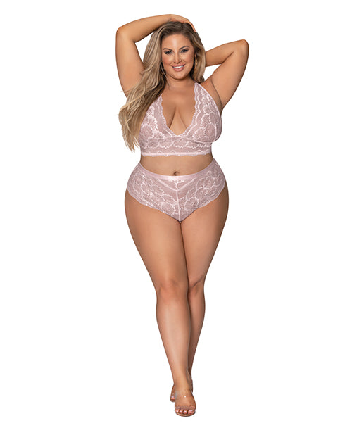 Seabreeze Strappy Back Cami & Short Blush